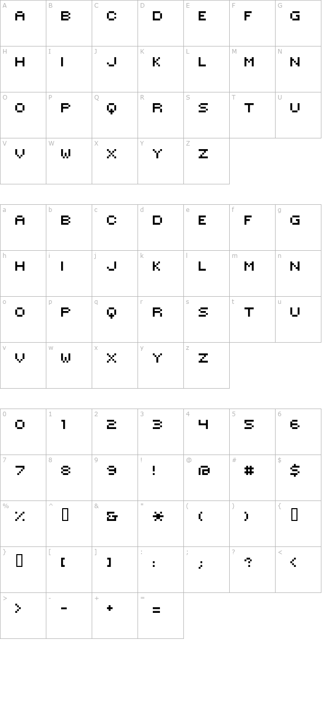 hilogincon character map