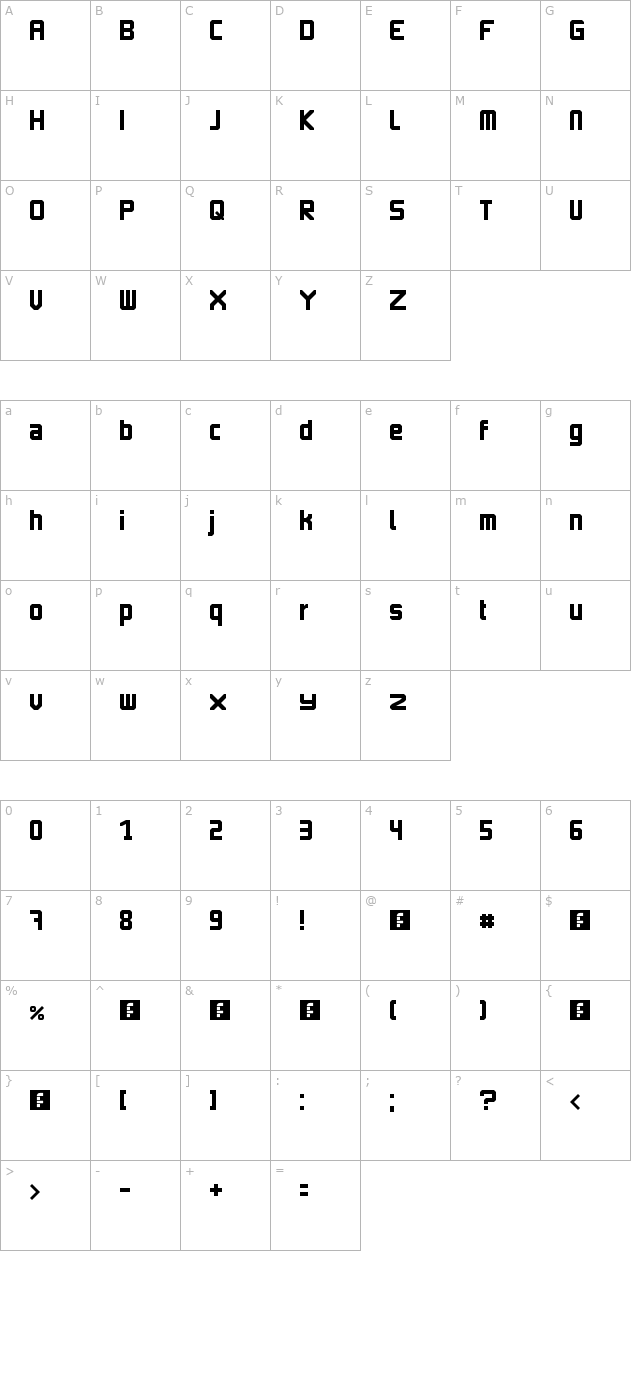 Imagine Earth character map