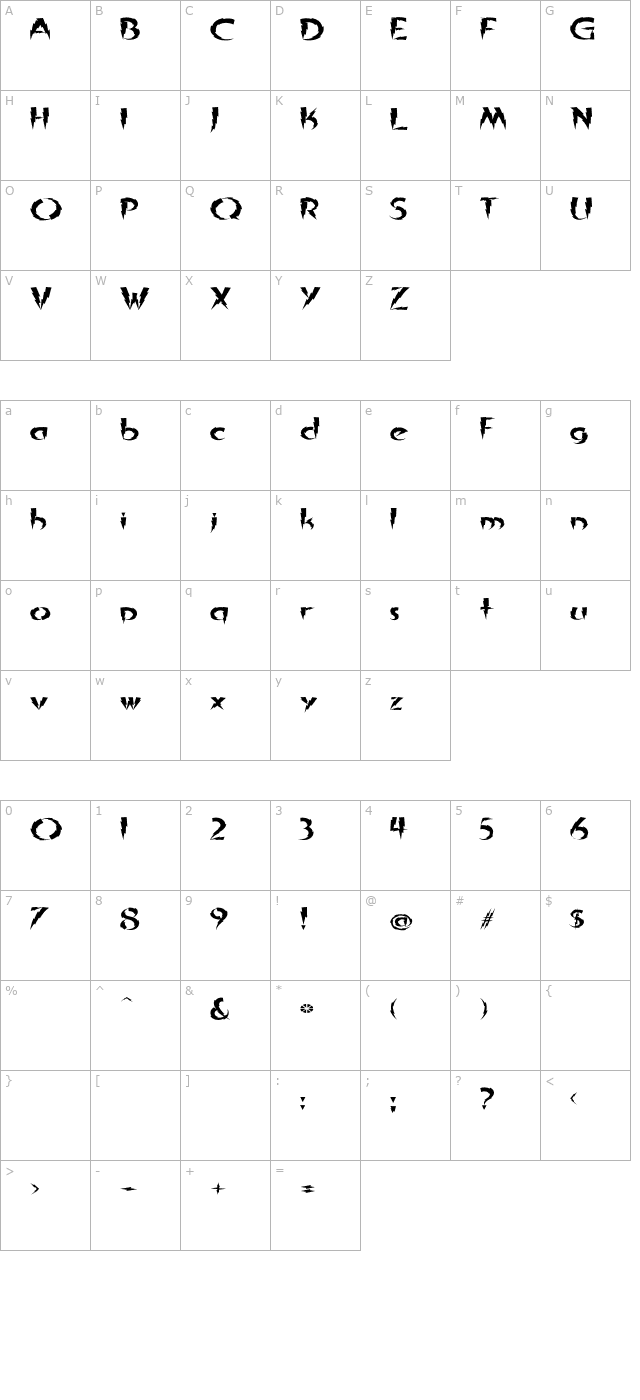 in-a-flash-expanded character map