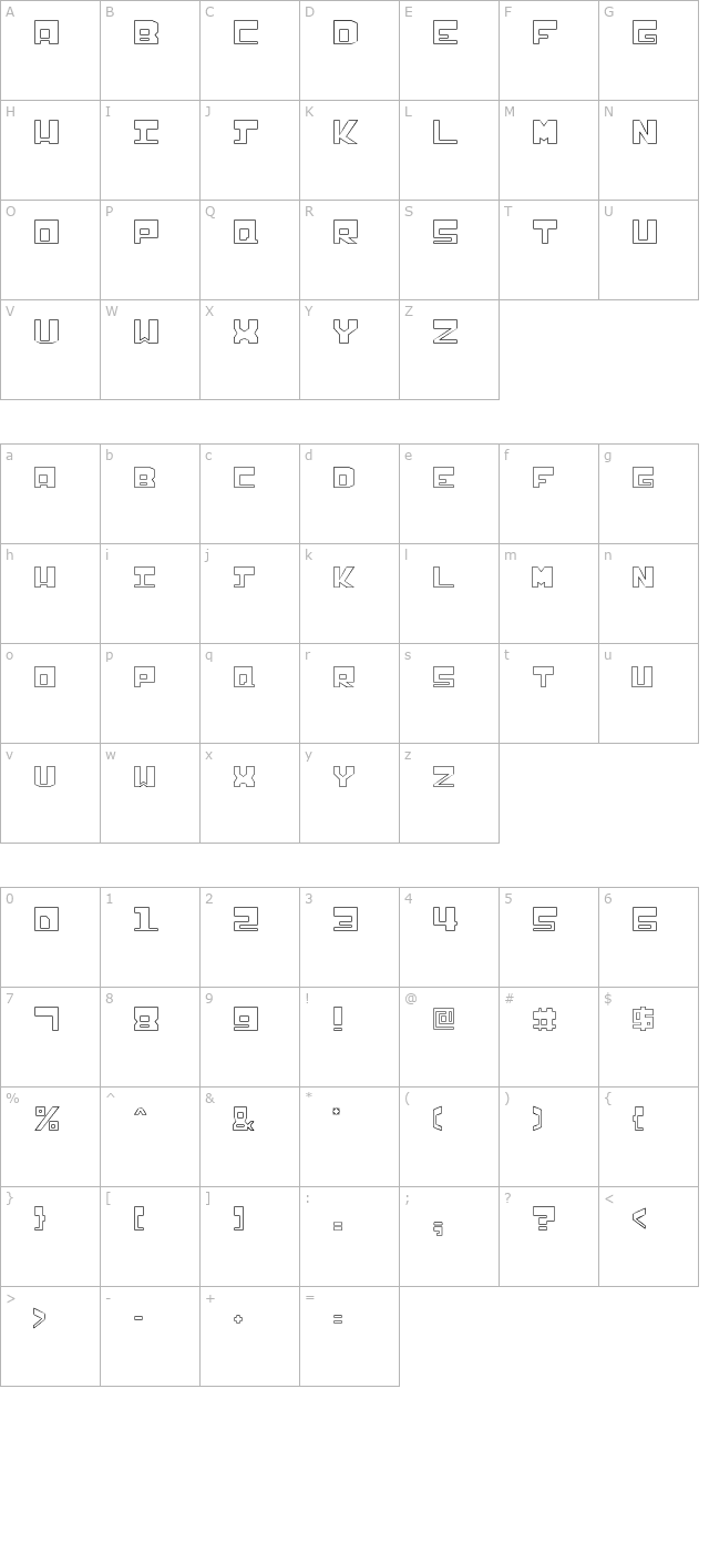 infection character map