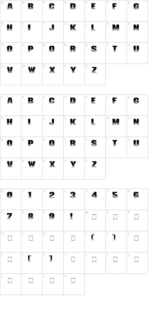 invisible-killer character map