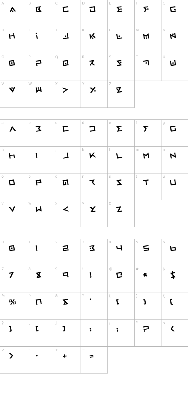 iron-cobra-rotated character map