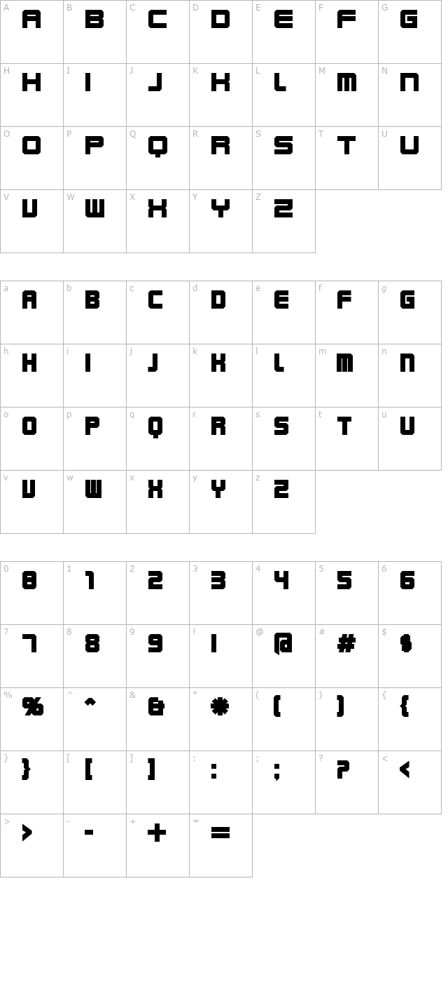 karnivore-black character map