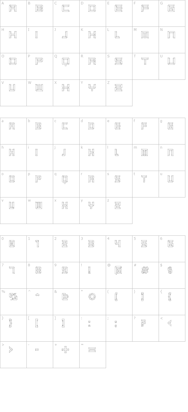 karnivore-blue character map