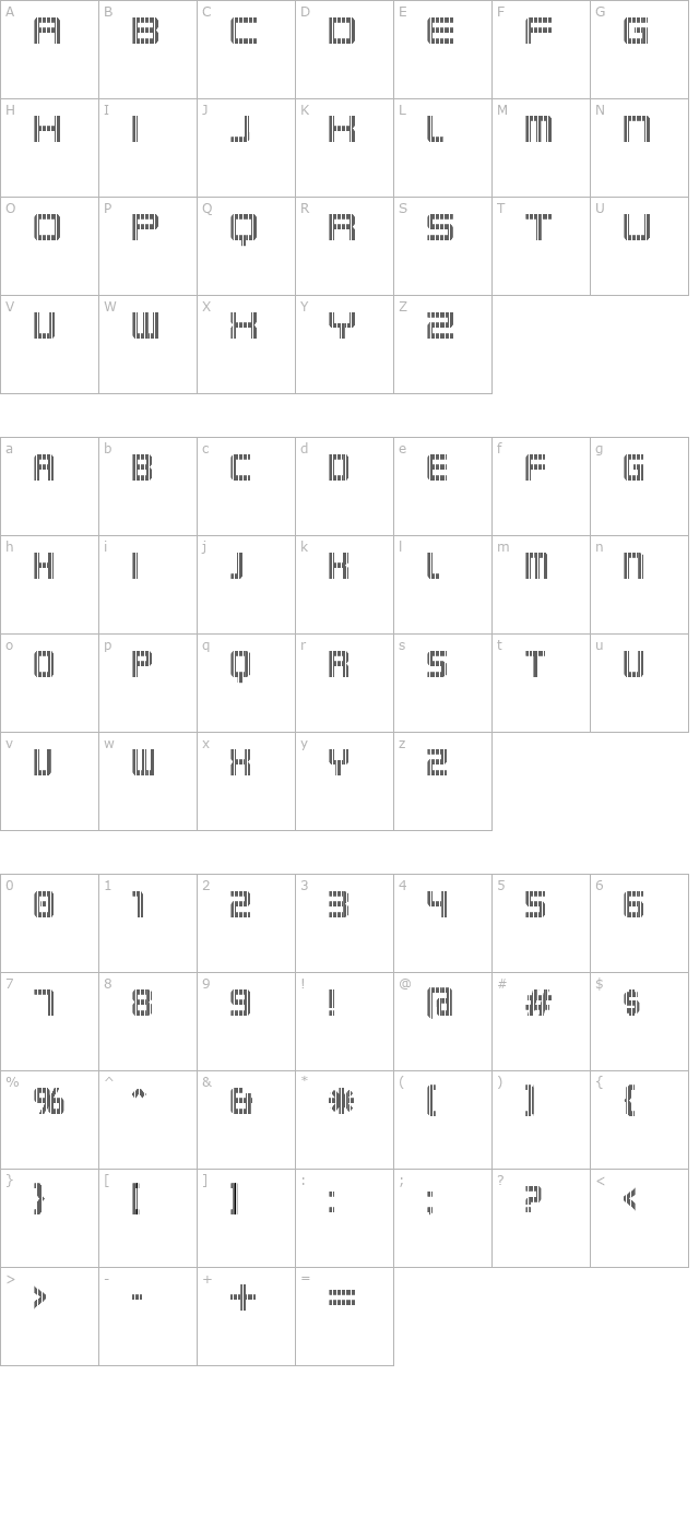 karnivore-seven character map