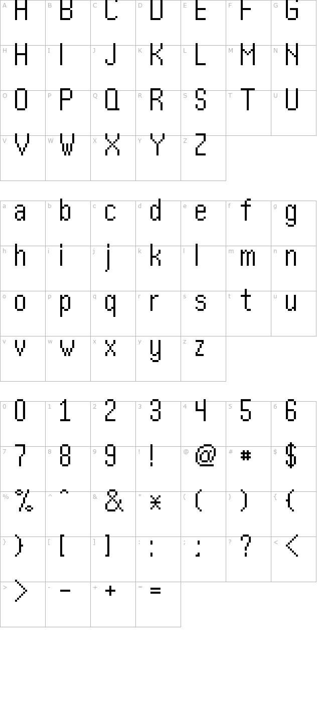 kharon4a-v01 character map