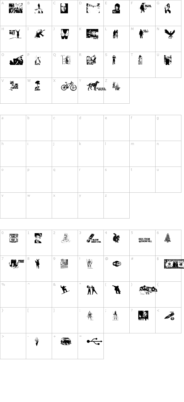 kids-from-snow-hill character map