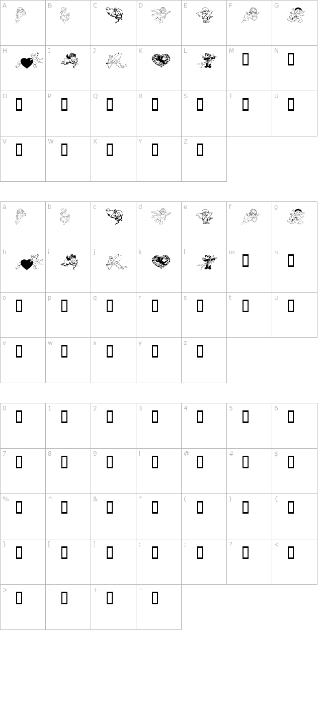 kr-cupids-2003 character map