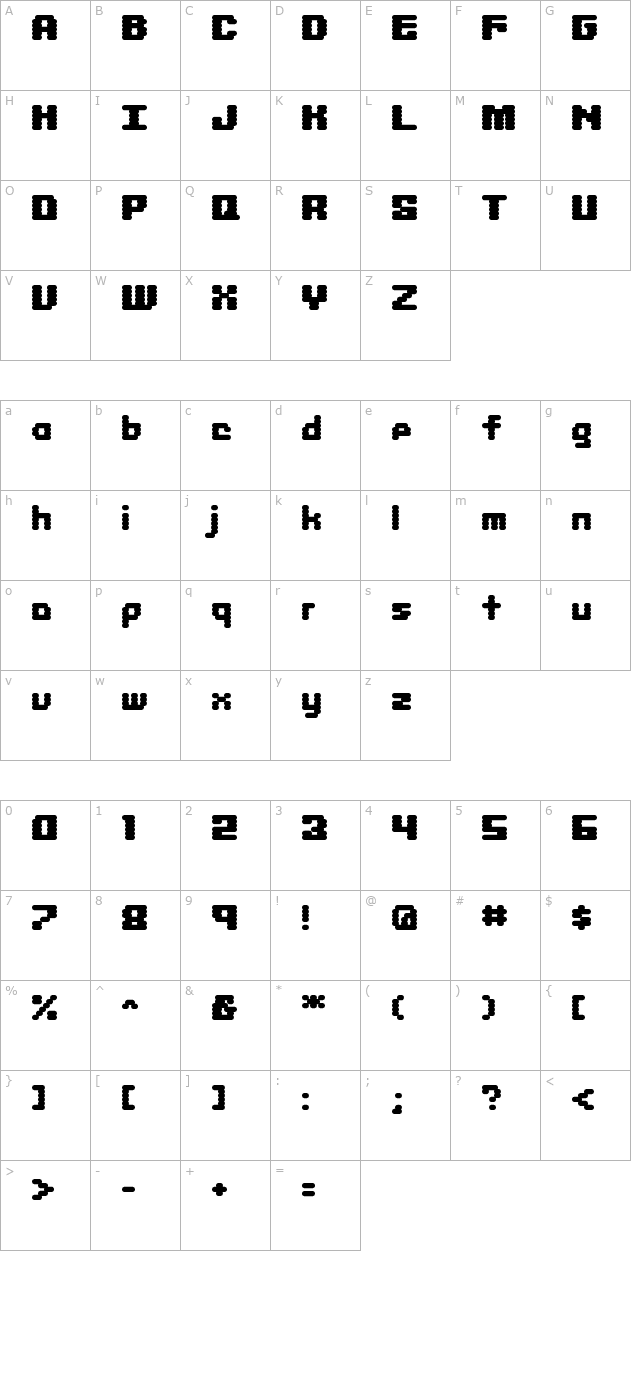 libritabs character map