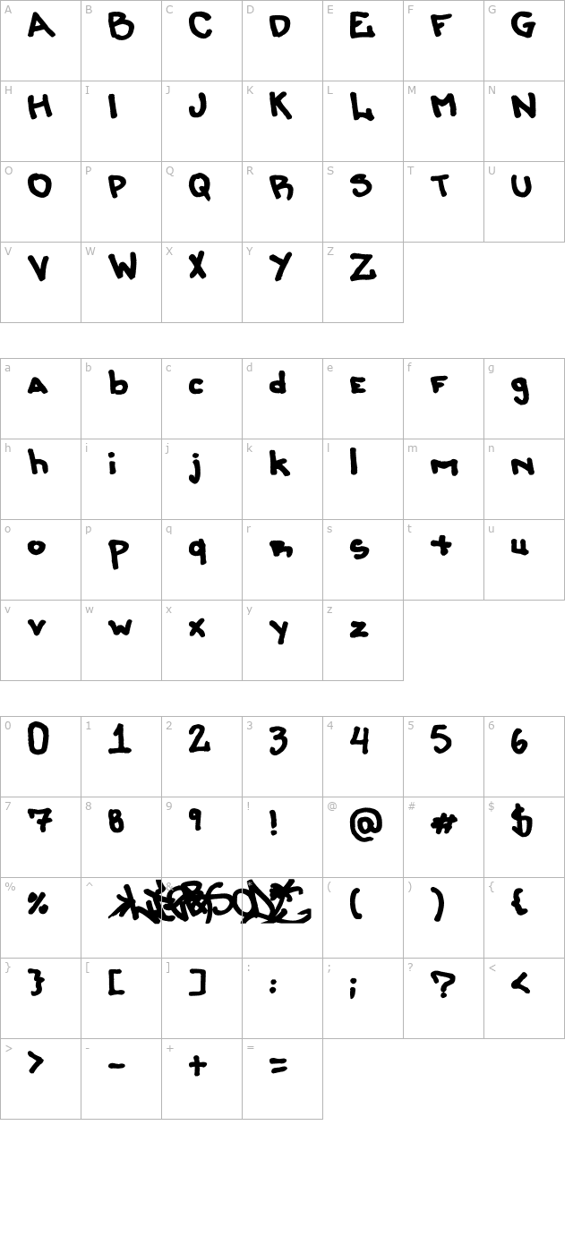 lierson-mattenhauer character map