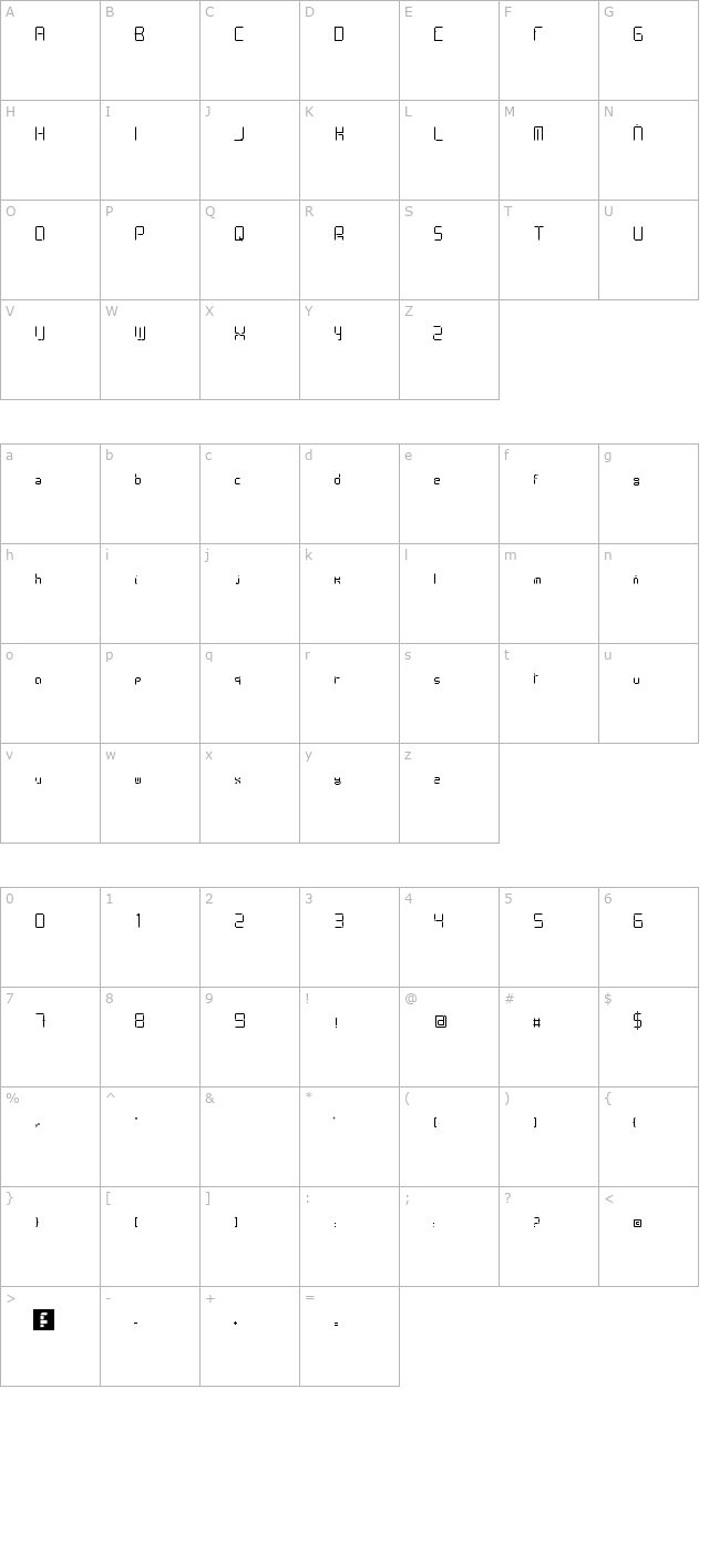 limh character map