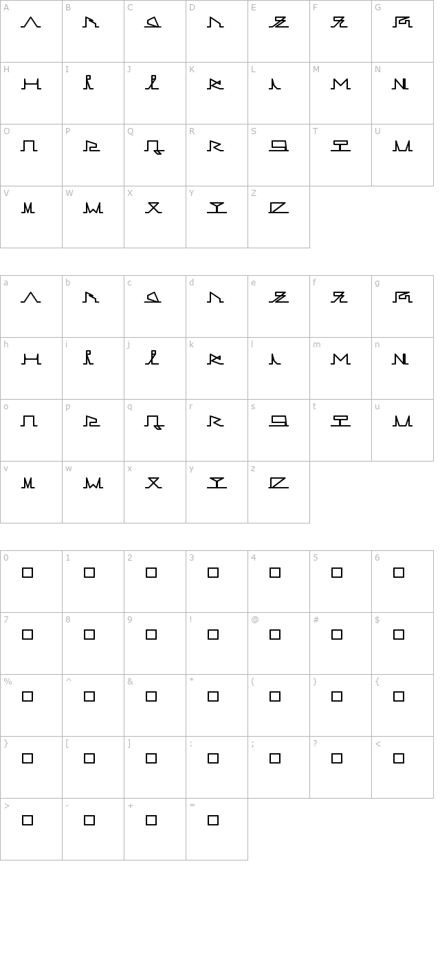 lines-of-life character map