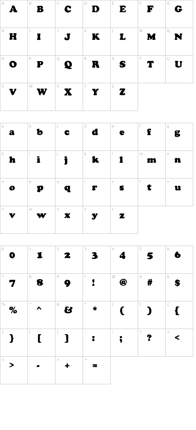 manual-cookie-bucket character map