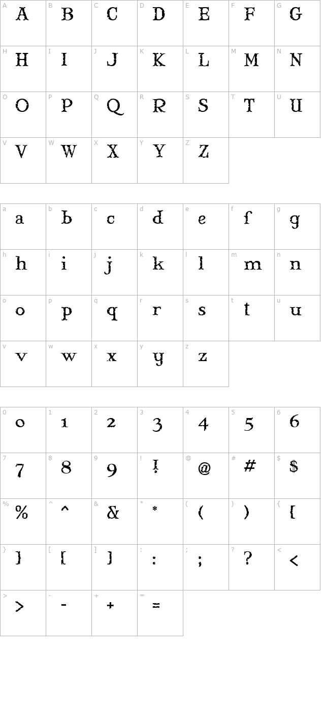 mary-jane-meade character map