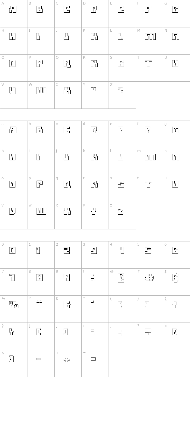 Micronian 3D character map