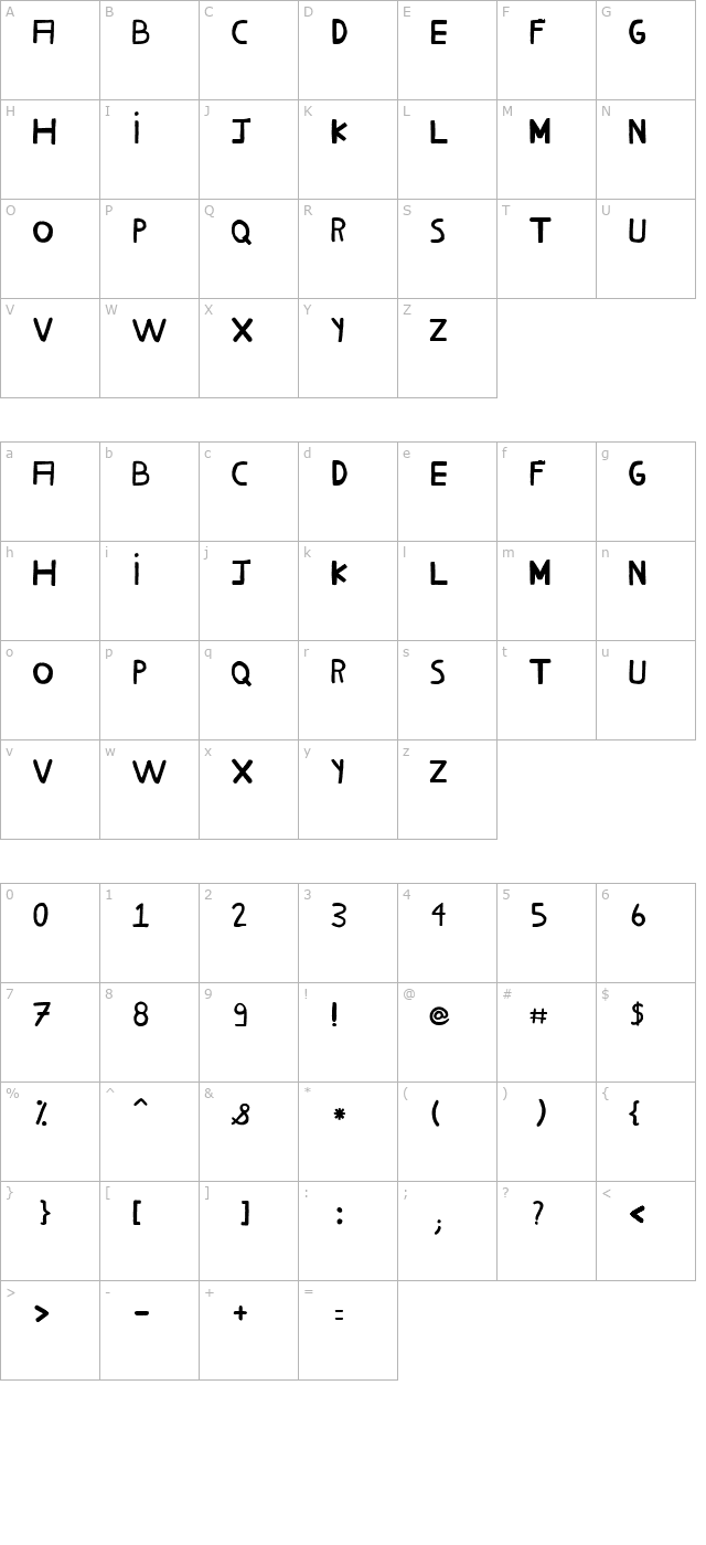 milho-cozido character map