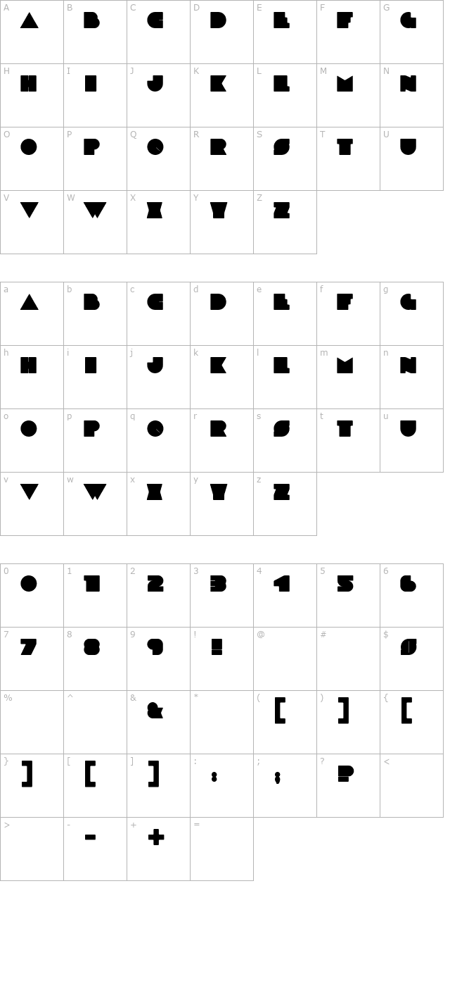 moo character map