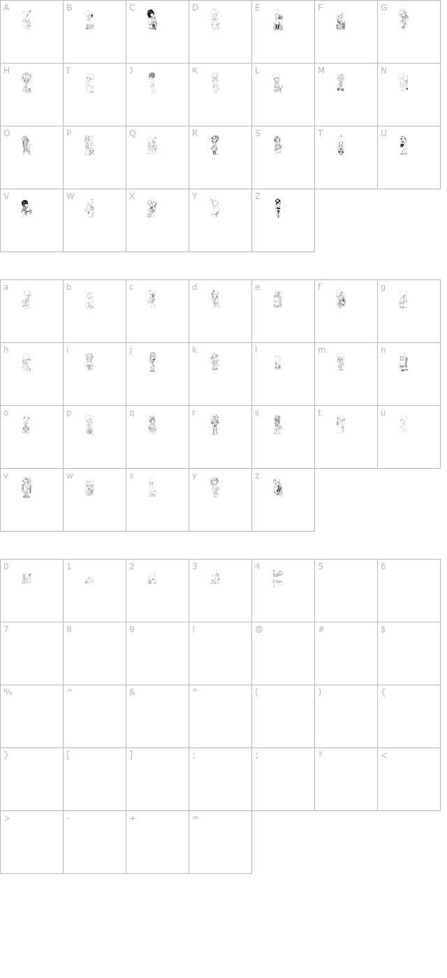 Morito character map