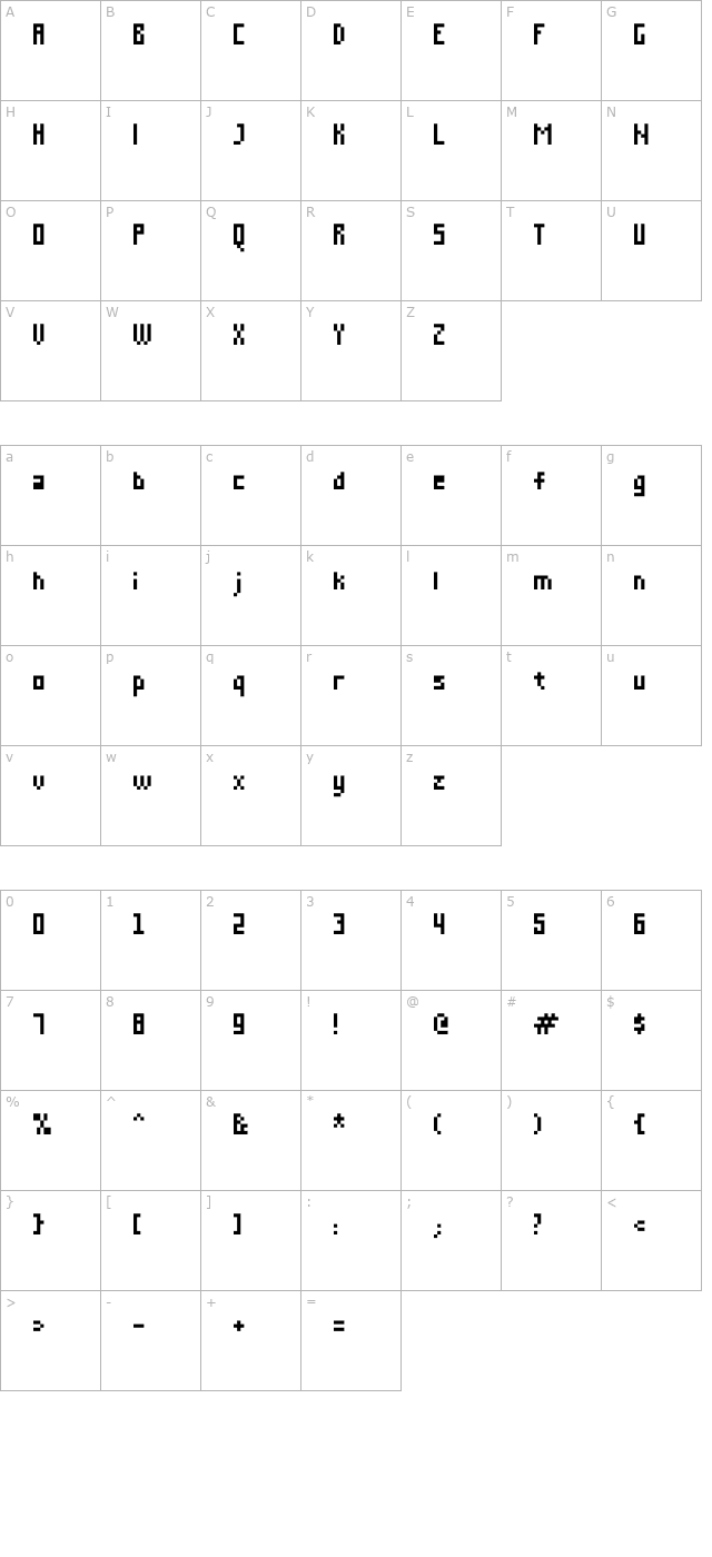 mousetrap character map