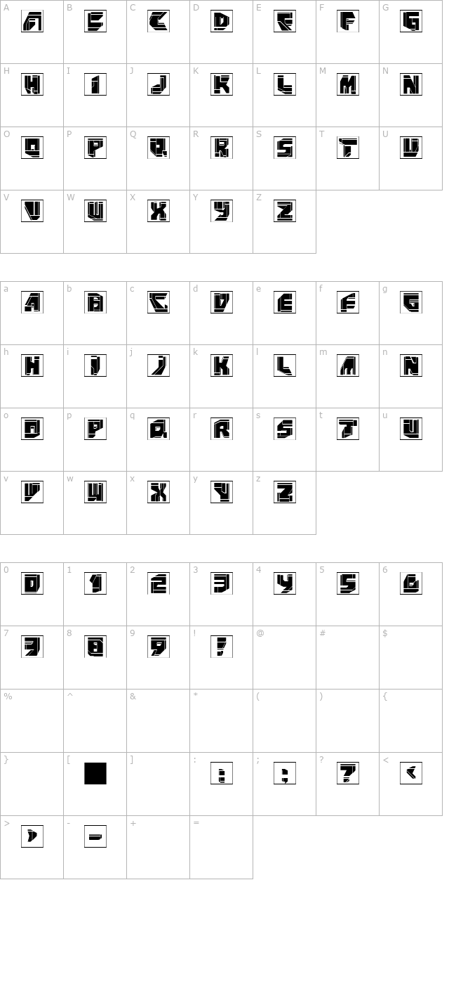 neopanframes character map