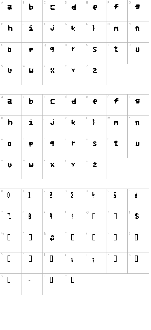 no-refunds character map