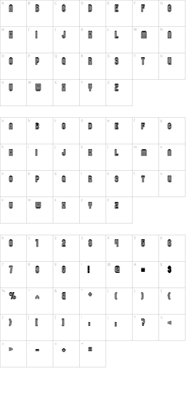 nomitais character map