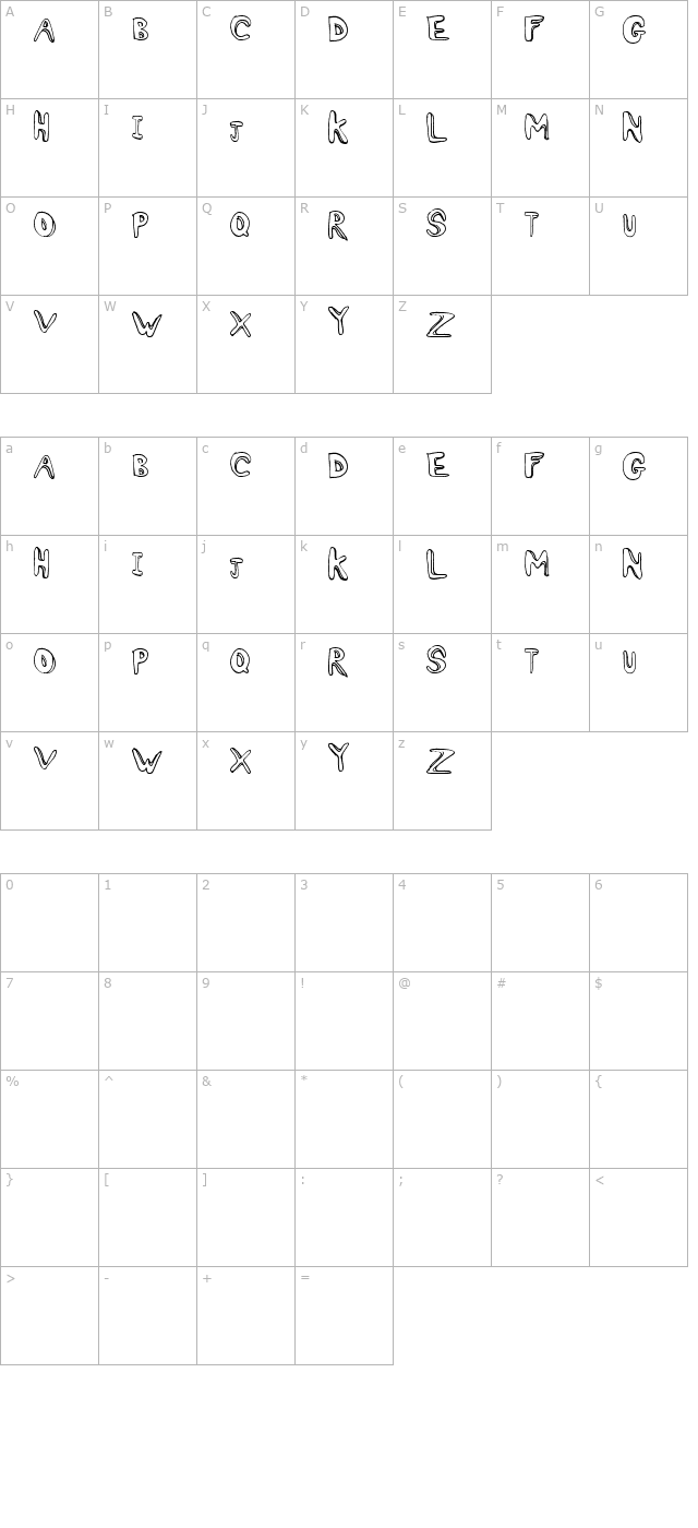 oh-ashy character map