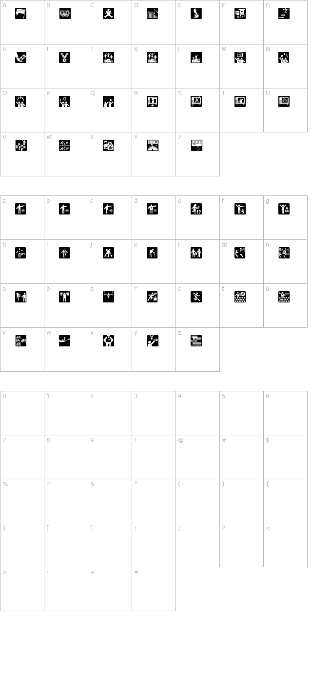 Olympukes Dark character map