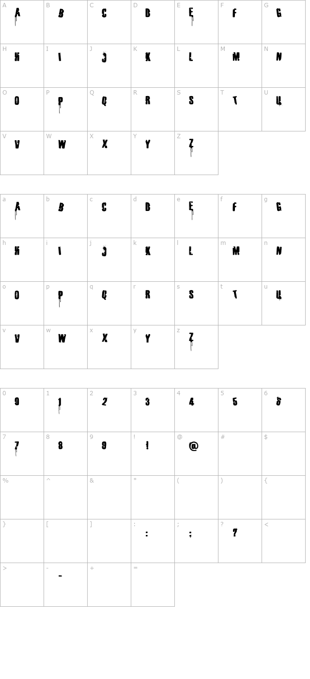 parents-suck character map