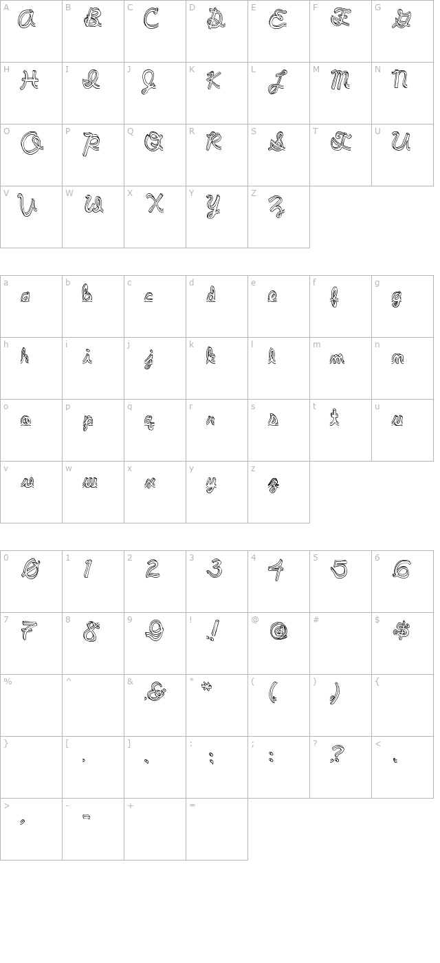 pee-pants-script character map