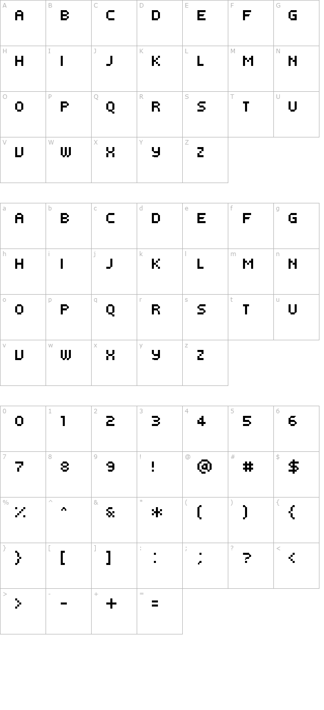 pf-tempesta-five-condensed character map