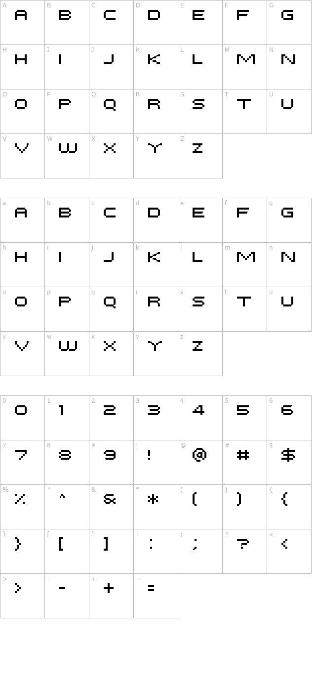 pf-tempesta-five-extended character map