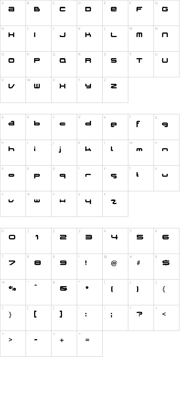 planet-opti character map