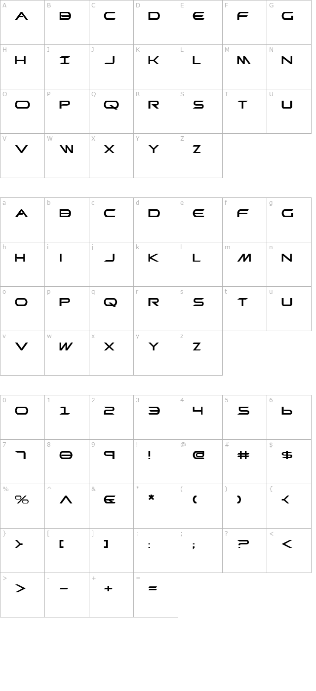 promethean-expanded character map