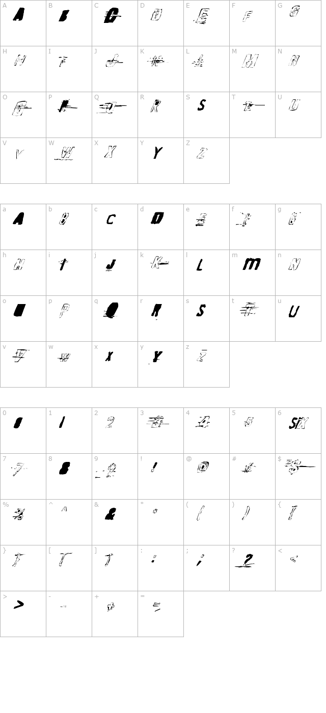 random-change-in-mood character map