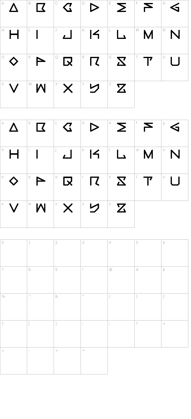 rec character map