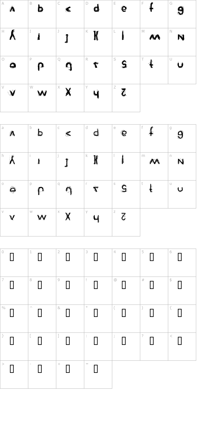 Reienhardt character map