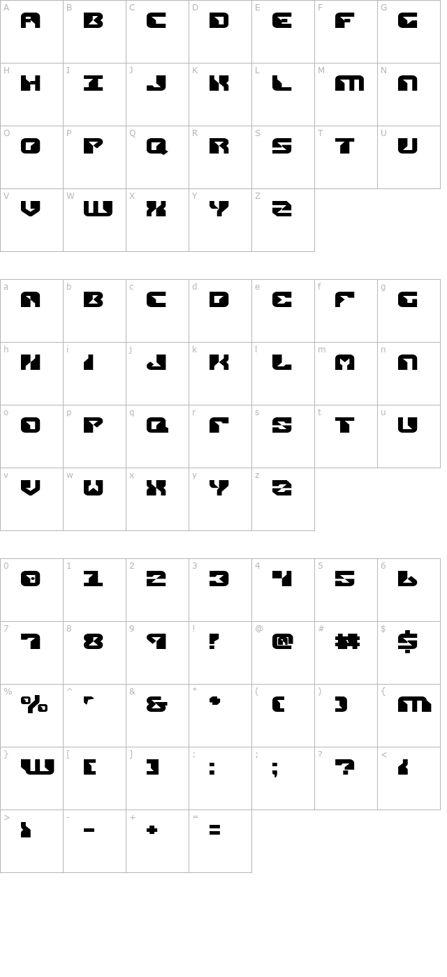 replicant-expanded character map