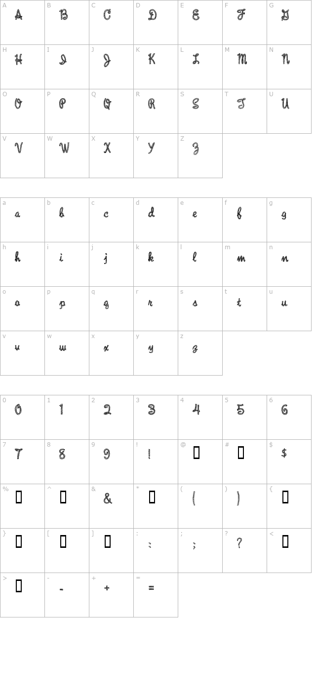 rope character map