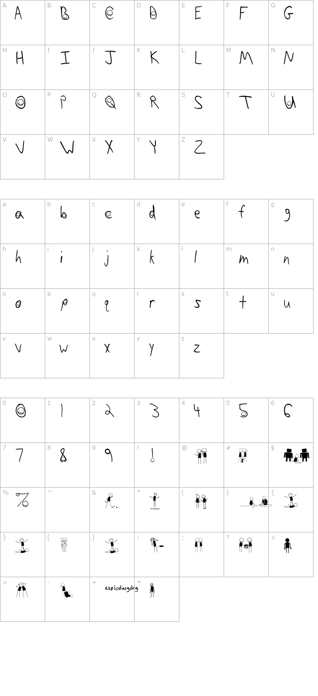 sam-brown-is-my-hero character map