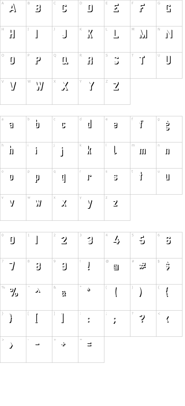 schattern-von-preussische-vi-9 character map