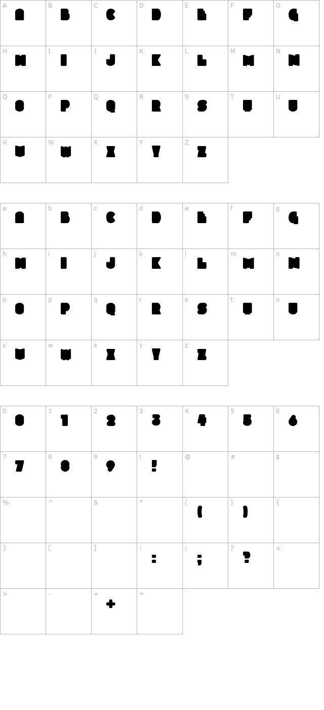 slukoni character map