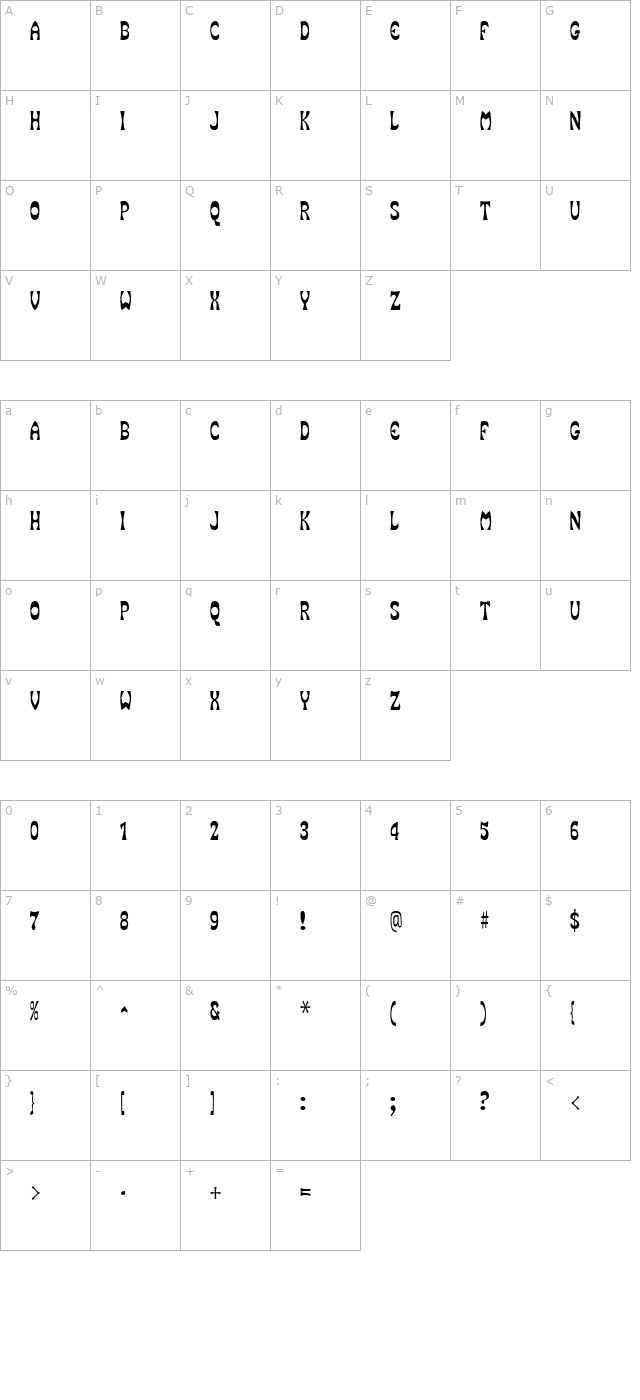 smokehouse character map