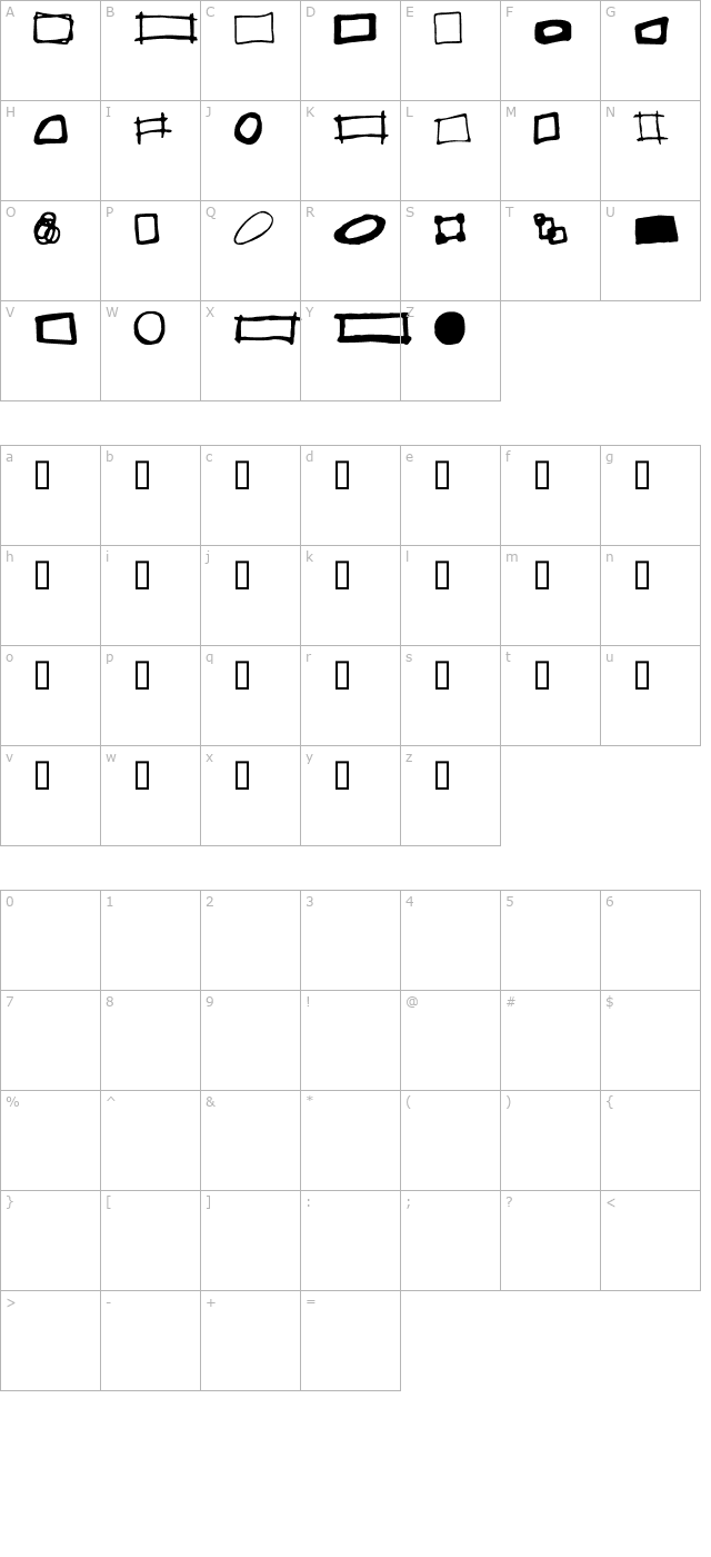 some-boxes character map