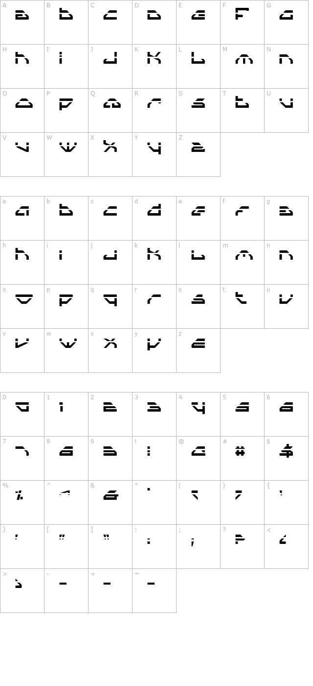 spy-lord-laser character map