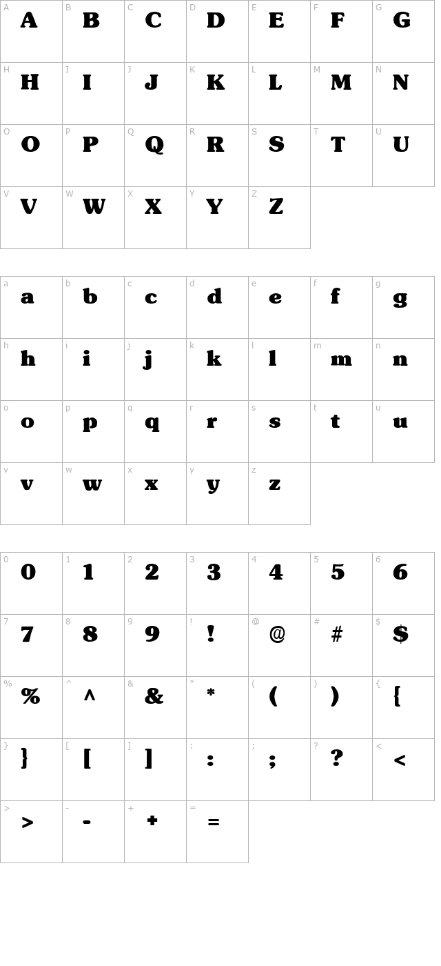 subway-black character map