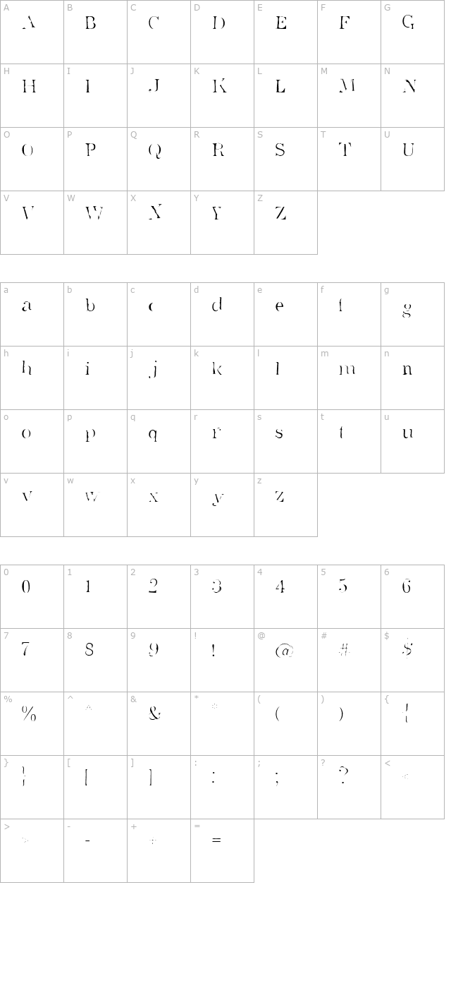 superstar character map