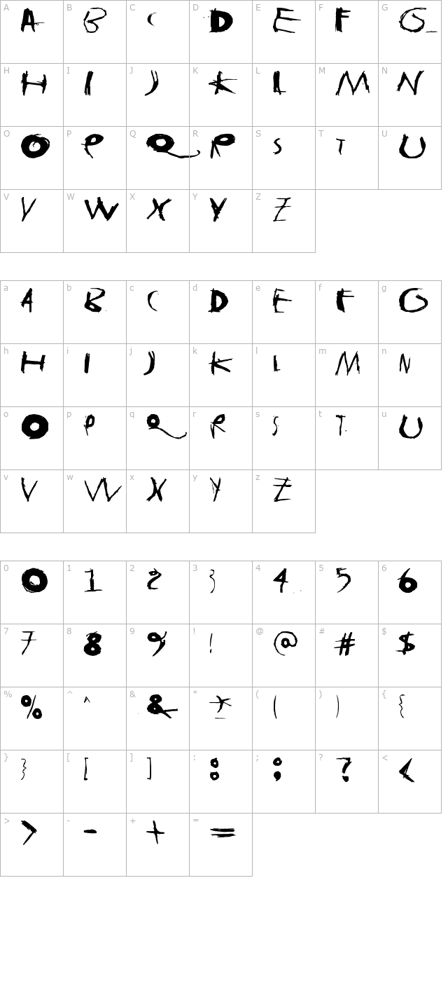 tasapainoaisti_iso character map