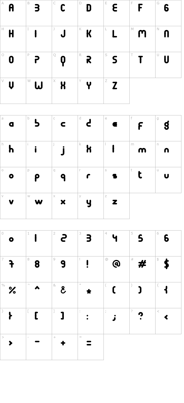 terondaremorena character map