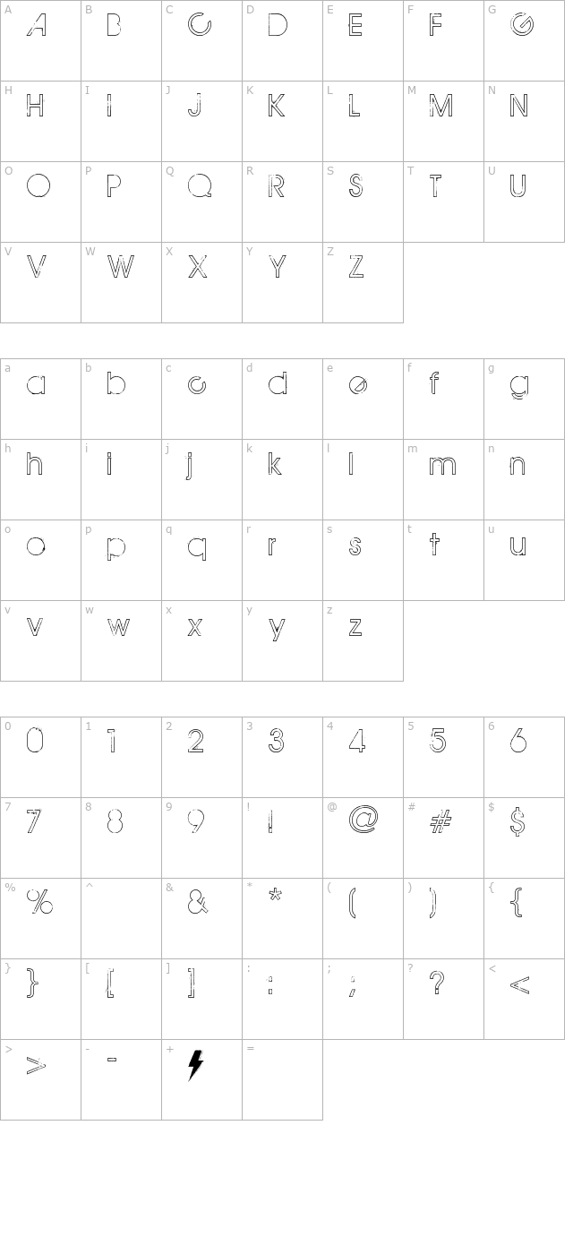 the-maple-origins character map